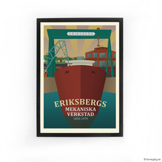 Eriksbergs mekaniska verkstad 50x70 cm