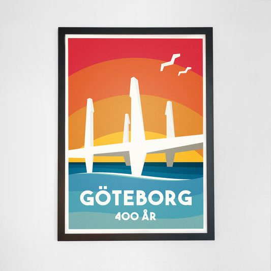 Göteborg 400 år 50x70 cm